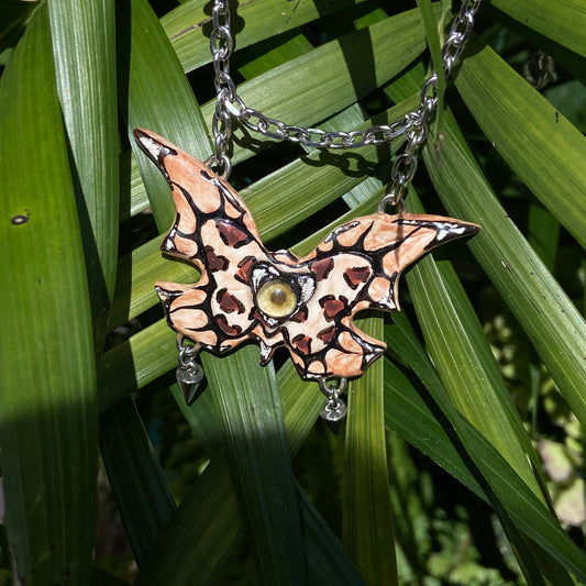 Butterfly Pendant Necklace | Alt Fashion Resin Gift