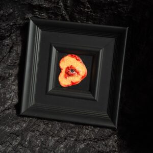 Gothic Eye Wall Sculpture: Handmade Clay Surreal Art