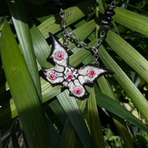 Butterfly Eye Pendant Necklace | Y2K Kawaii, Indie Alt Jewelry